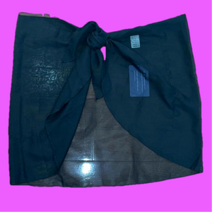 New sheer black swimsuit cover